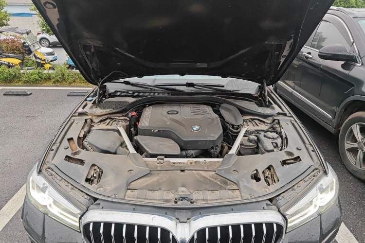 Used BMW 5 Series 2022 530Li Leading Model M Sport Package Engine Bay