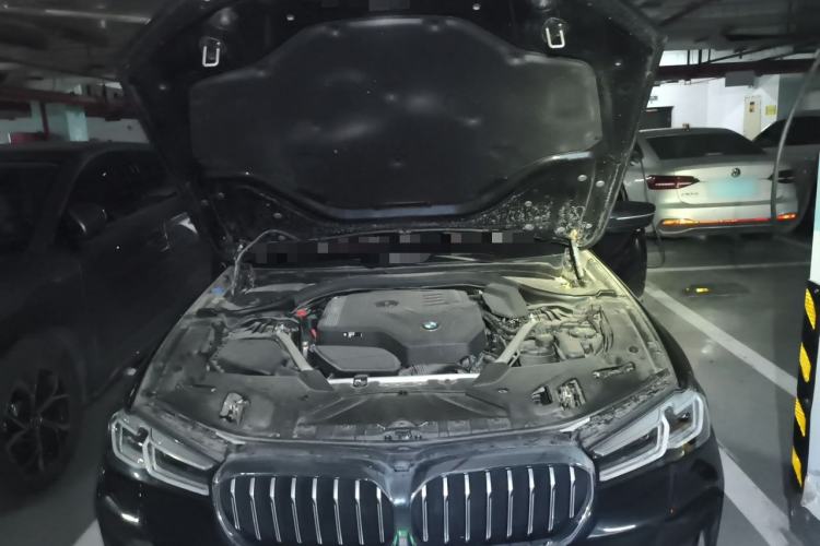 Used BMW 5 Series 2022 Second Facelift 530Li Leading Edition M Sport Package Engine Bay