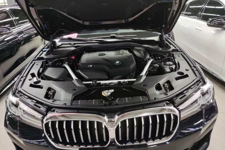 Used BMW 5 Series 2022 Second Facelift 530Li Leading Edition M Sport Package Engine Bay