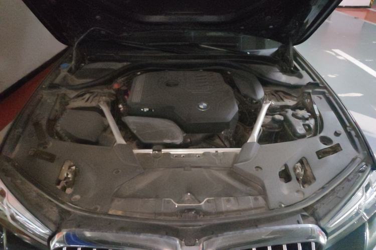 Used BMW 5 Series 2022 Second Facelift 530Li Luxury Version M Sport Package Engine Bay