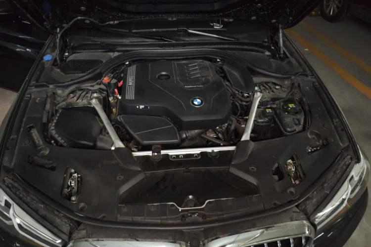 Used BMW 5 Series 2022 Second Facelift 530Li Leading Edition Luxury Package Engine Bay