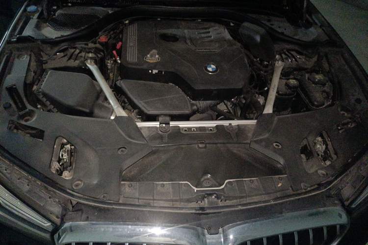 Used BMW 5 Series 2022 Updated 530Li Leading Edition Luxury Package Engine Bay
