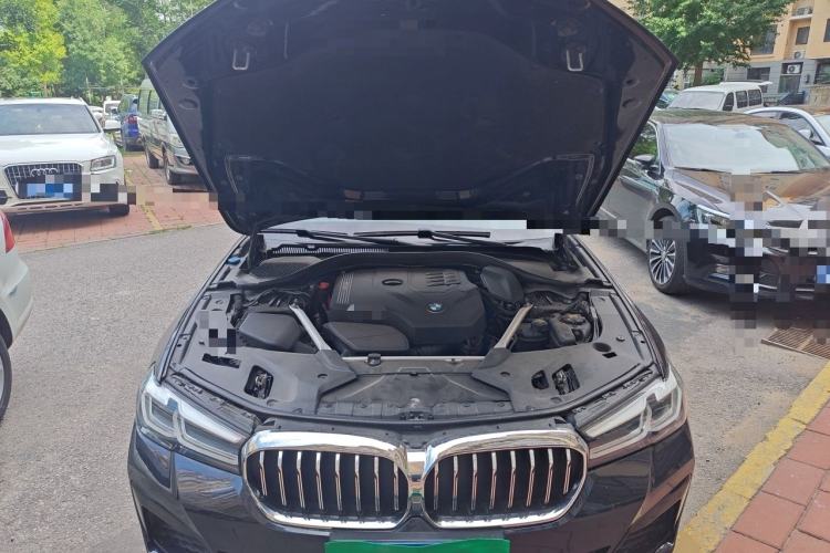 Used BMW 5 Series 2022 Second Facelift 530Li Leading Edition Luxury Package Engine Bay