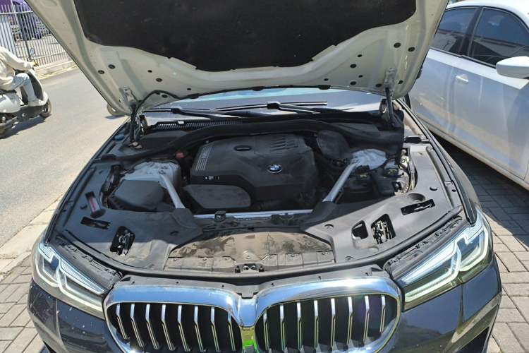 Used BMW 5 Series 2022 Second Facelift 530Li Leading Edition M Sport Package Engine Bay
