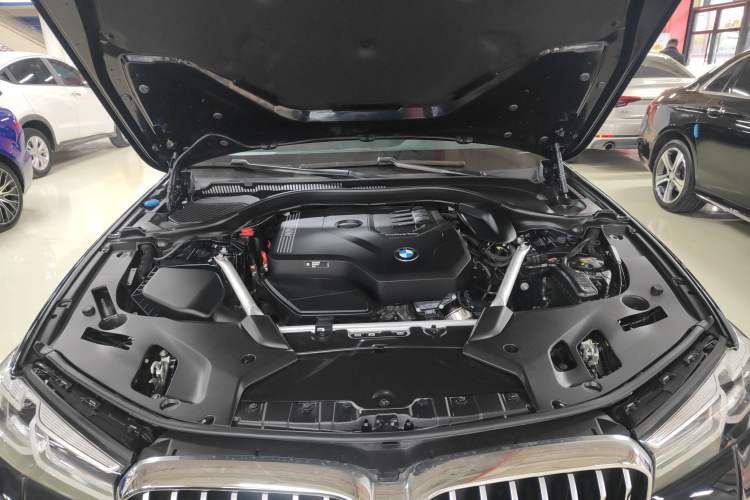 Used BMW 5 Series 2022 Second Facelift 525Li M Sport Package Engine Bay