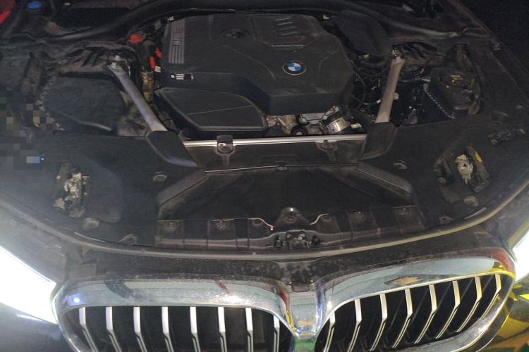 Used BMW 5 Series 2022 Second Facelift 525i M Sport Package Engine Bay