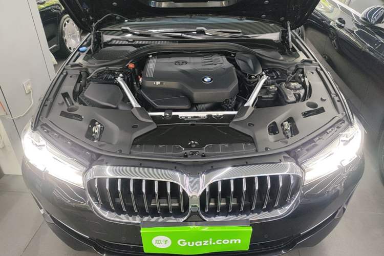 Used BMW 5 Series 2022 Second Facelift 530Li Leading Edition Luxury Package Engine Bay