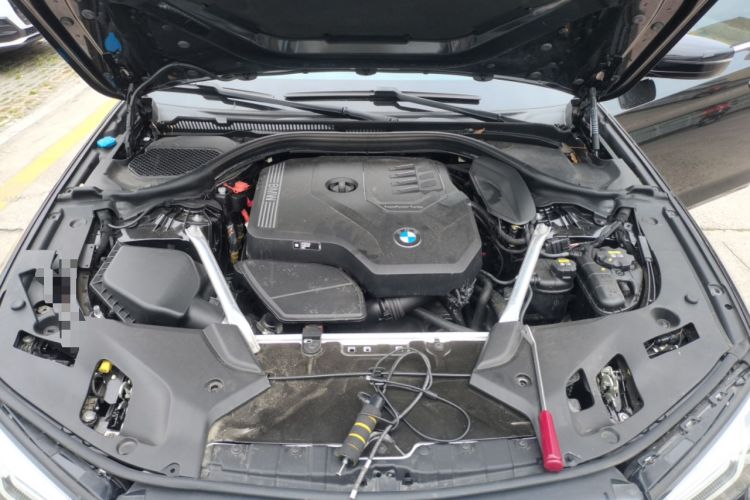 Used BMW 5 Series 2022 Updated 530Li Leading Edition Luxury Package Engine Bay