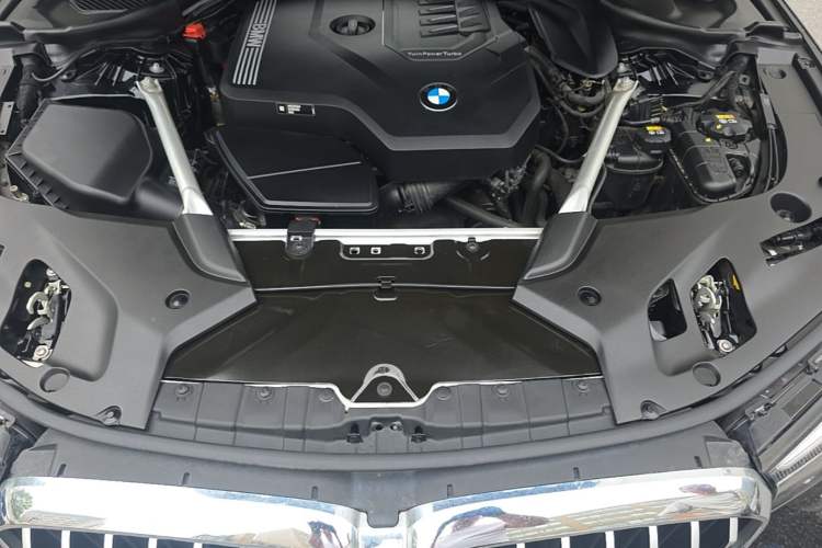 Used BMW 5 Series 2022 530Li Leading Model M Sport Package Engine Bay
