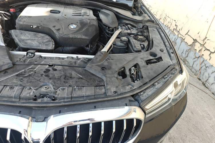 Used BMW 5 Series 2022 Updated 530Li Leading Edition Luxury Package Engine Bay Left