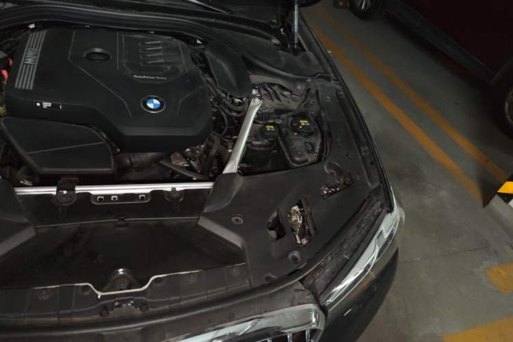 Used BMW 5 Series 2022 Second Facelift 530Li Leading Edition Luxury Package Engine Bay Left