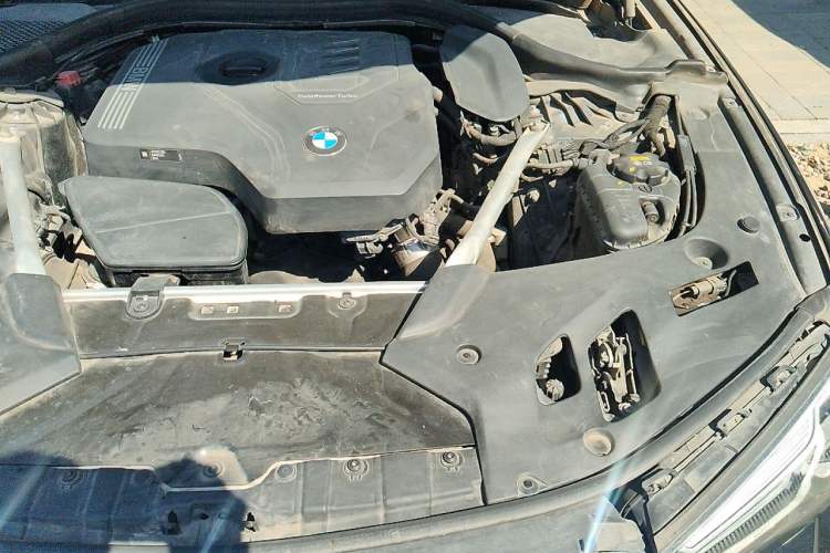 Used BMW 5 Series 2022 525Li M Sport Package Engine Bay Left