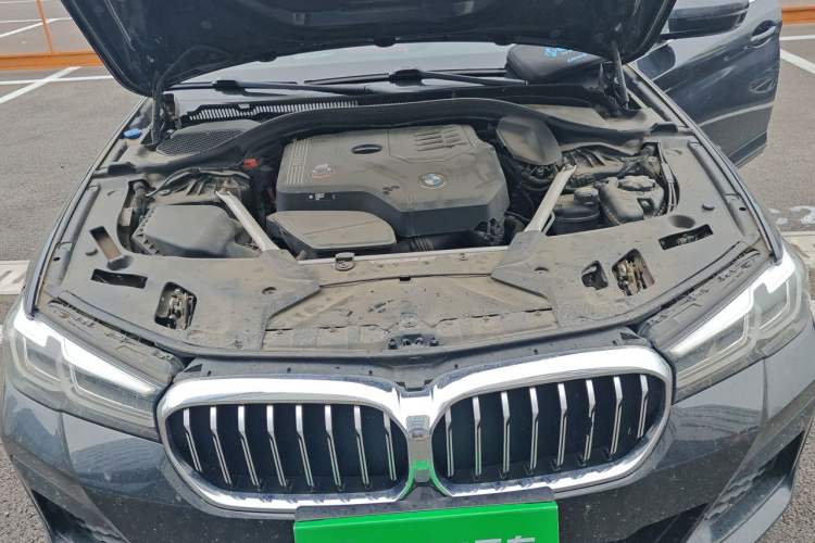 Used BMW 5 Series 2022 530Li Leading Model M Sport Package Engine Bay
