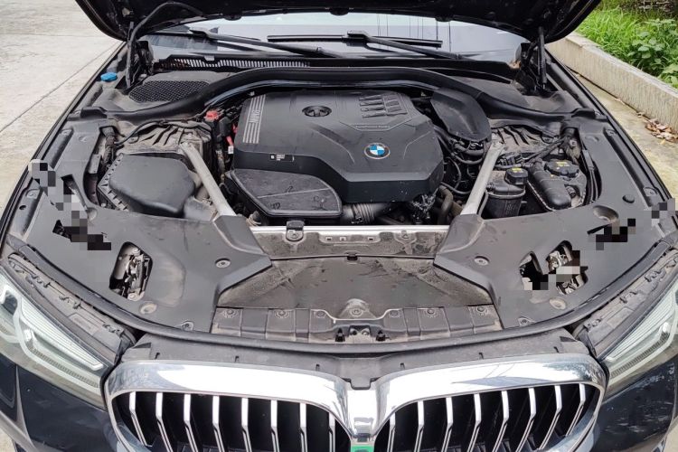 Used BMW 5 Series 2022 Second Facelift 530Li Leading Edition M Sport Package Engine Bay