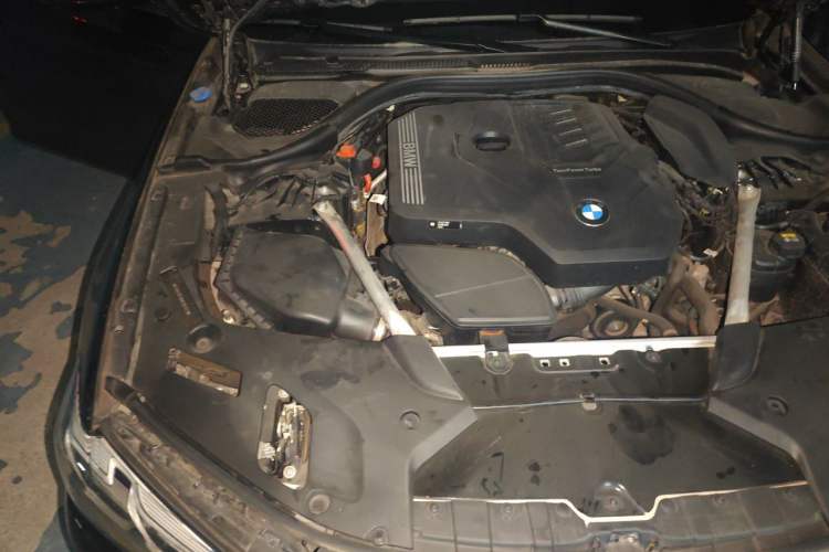 Used BMW 5 Series 2022 Updated 530Li Leading Edition Luxury Package Engine Bay Right