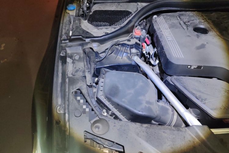 Used BMW 5 Series 2022 Restyled 530Li Leading Edition M Sport Package Engine Bay Right