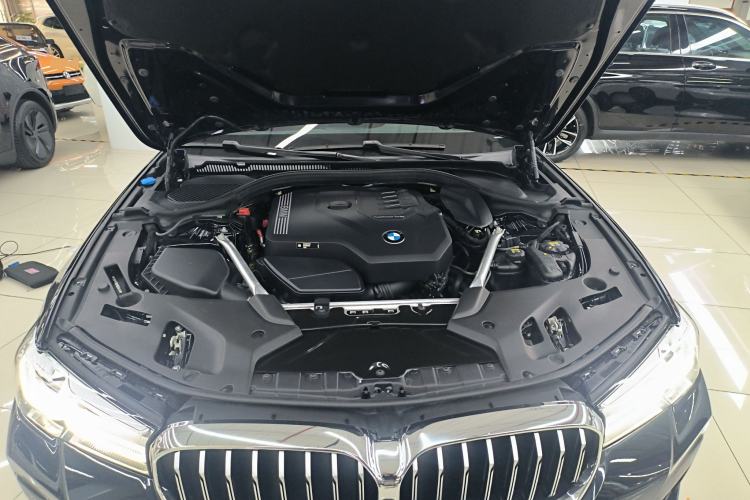Used BMW 5 Series 2022 Second Facelift 530Li Leading Edition M Sport Package Engine Bay