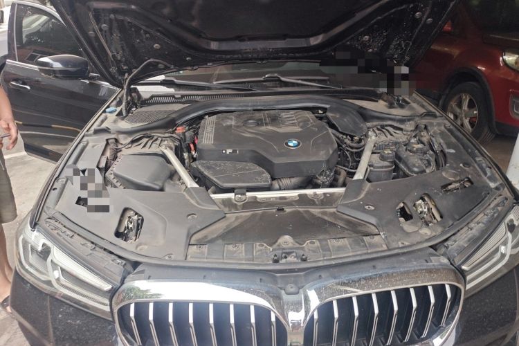 Used BMW 5 Series 2022 530Li Leading Model M Sport Package Engine Bay
