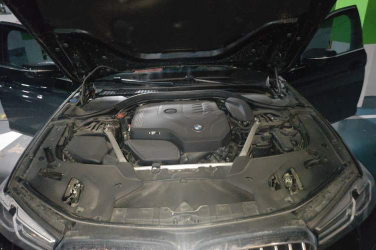 Used BMW 5 Series 2022 Second Facelift 530Li Luxury Version M Sport Package Engine Bay