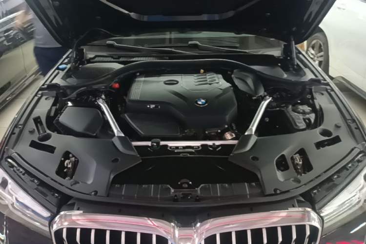 Used BMW 5 Series 2022 Second Facelift 525Li M Sport Package Engine Bay