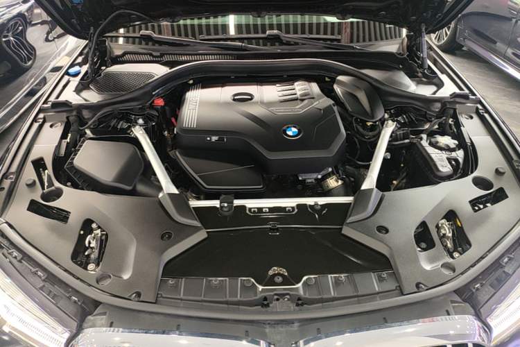 Used BMW 5 Series 2022 525Li M Sport Package Engine Bay