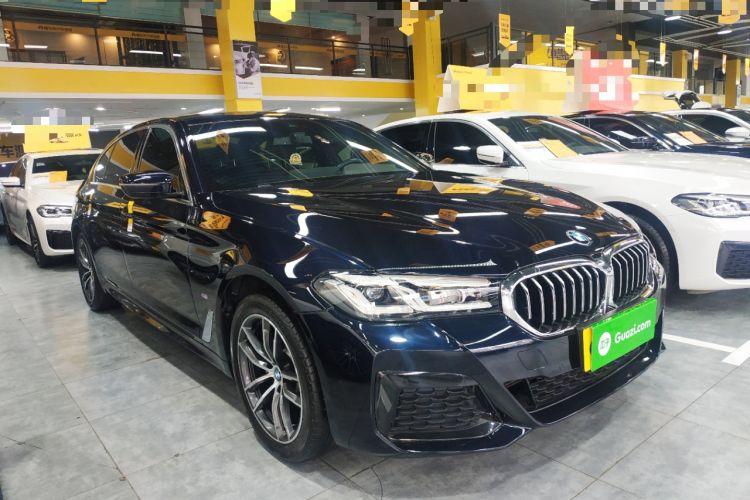 Used BMW 5 Series 2022 Second Facelift 525Li M Sport Package Front Right 45 Deg
