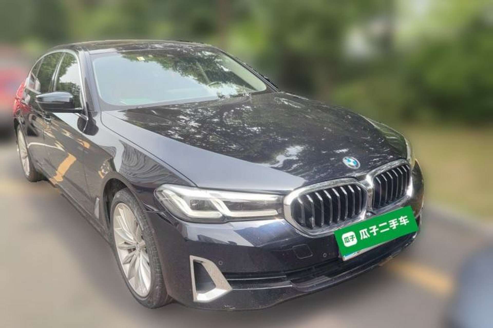 Used BMW 5 Series 2022 530Li Luxury Edition Premium Package Front Right 45 Deg