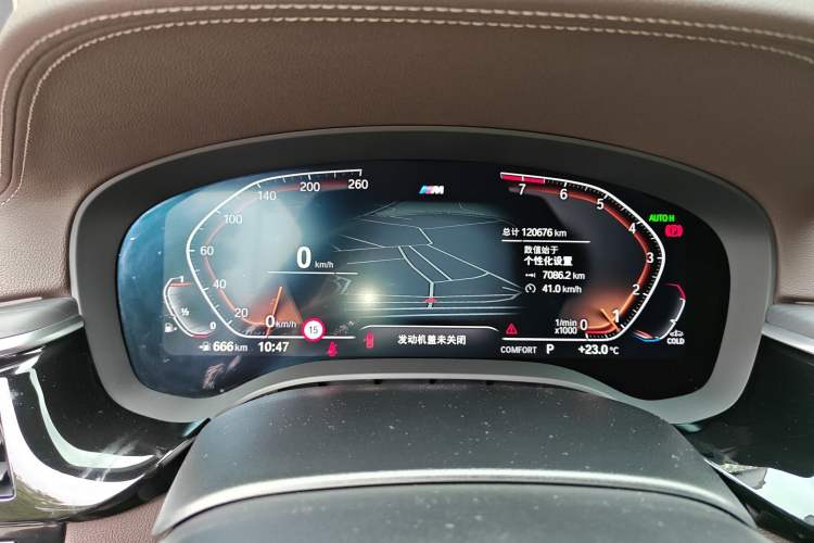Used BMW 5 Series 2022 Second Facelift 530Li Luxury Version M Sport Package Instrument Cluster