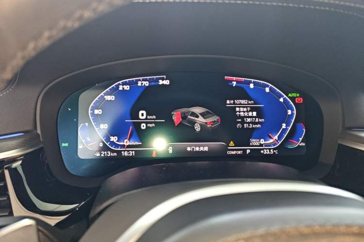 Used BMW 5 Series 2022 Second Facelift 530Li Leading Edition M Sport Package Instrument Cluster