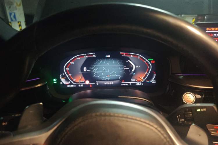 Used BMW 5 Series 2022 530Li Luxury Edition M Sport Package Instrument Cluster