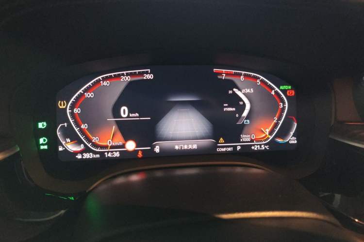 Used BMW 5 Series 2022 Second Facelift 530Li Luxury Edition Premium Package Instrument Cluster