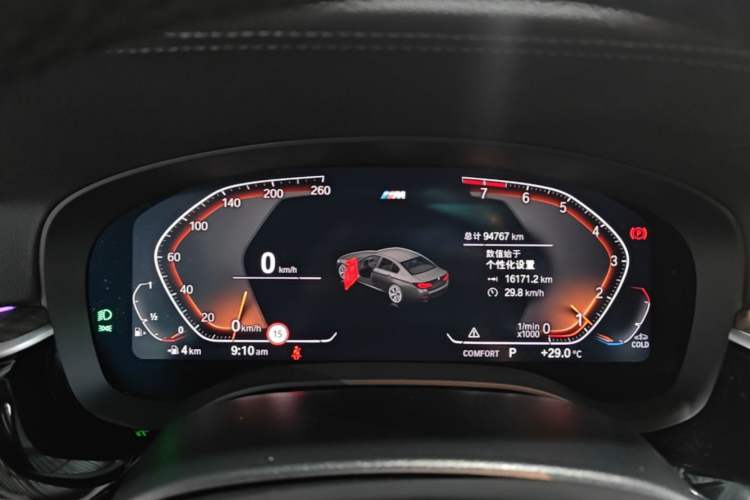 Used BMW 5 Series 2022 Second Facelift 530Li Luxury Version M Sport Package Instrument Cluster
