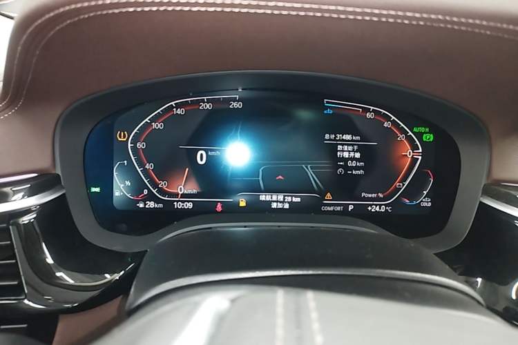 Used BMW 5 Series 2022 Second Facelift 525Li Luxury Package Instrument Cluster