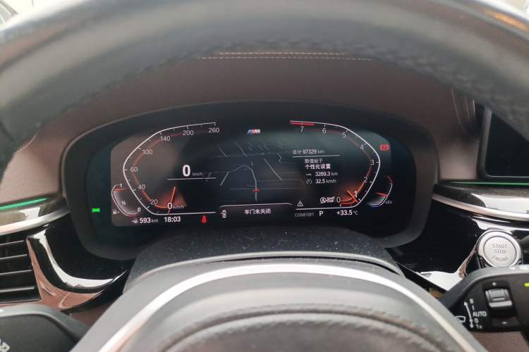 Used BMW 5 Series 2022 Restyled 525Li M Sport Package Instrument Cluster