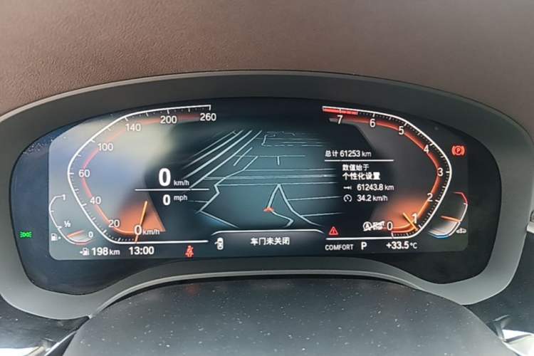 Used BMW 5 Series 2022 Second Facelift 530Li Leading Edition Luxury Package Instrument Cluster