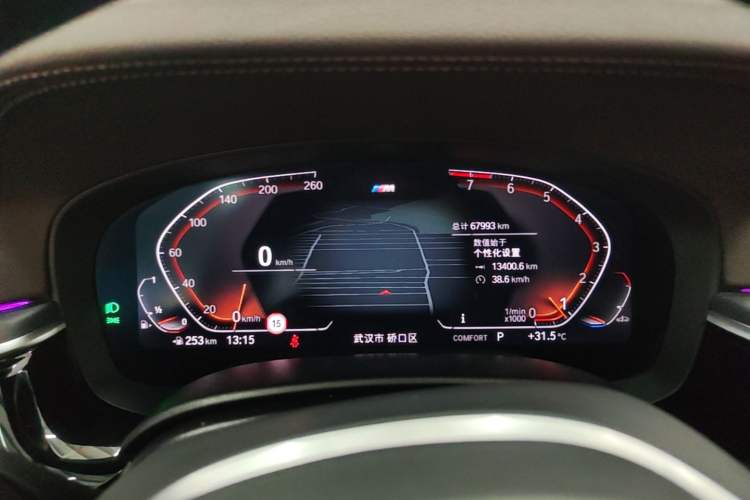 Used BMW 5 Series 2022 Restyled 530Li Luxury Edition M Sport Package Instrument Cluster