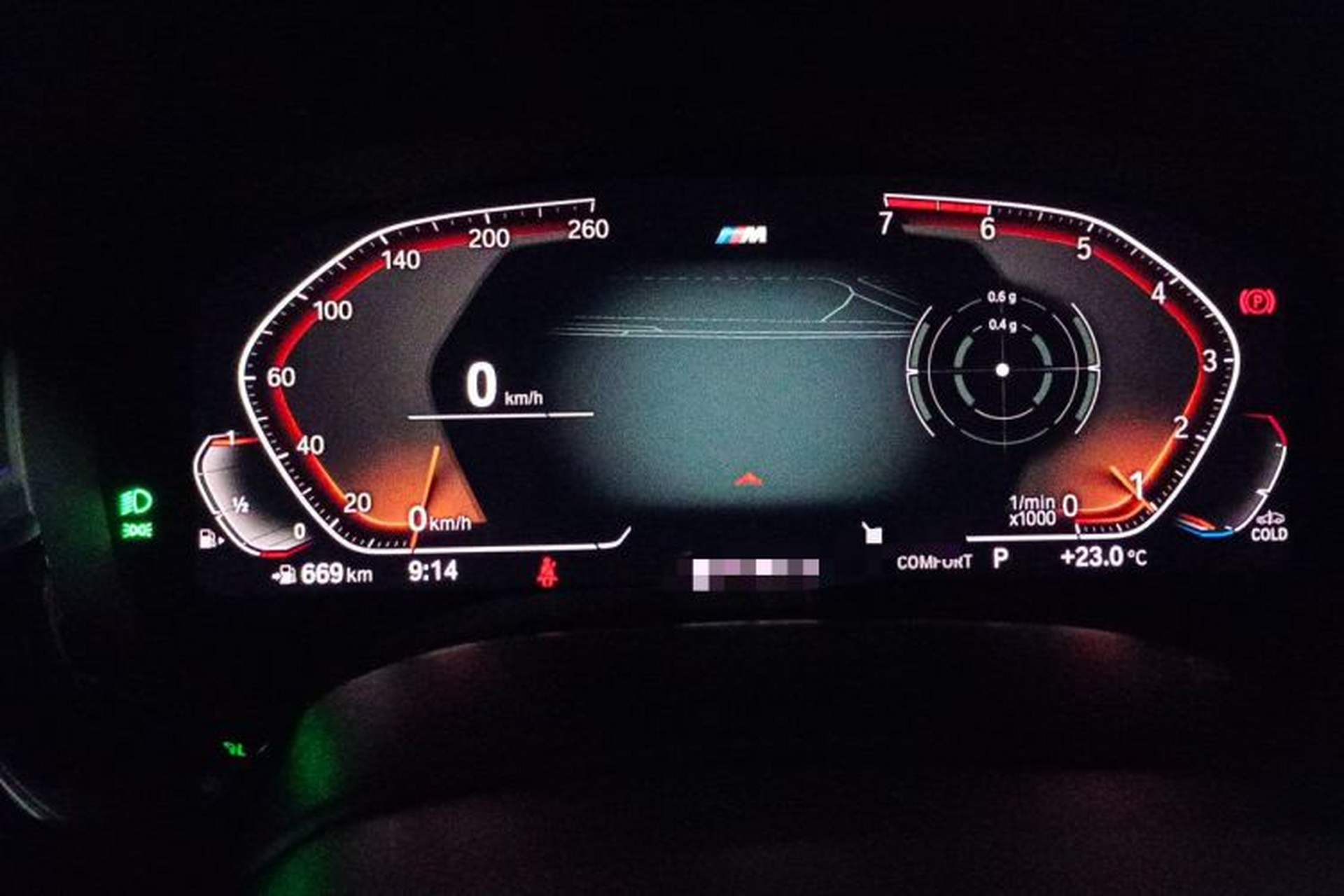 Used BMW 5 Series 2022 Restyled 530Li Leading Edition M Sport Package Instrument Cluster