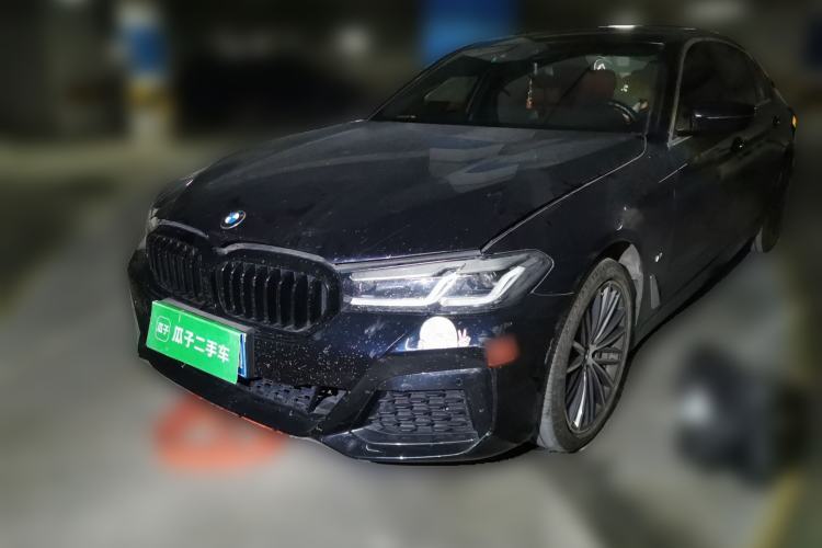 Used BMW 5 Series 2022 Second Facelift 530Li Leading Edition M Sport Package Guazi used car, China used car export, Used car for sale, Used BMW cars, Cheapest cars for sale