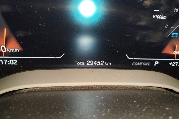 Used BMW 5 Series 2022 Revised Version 3 530Li Luxury Edition M Sport Package Odometer Close Up