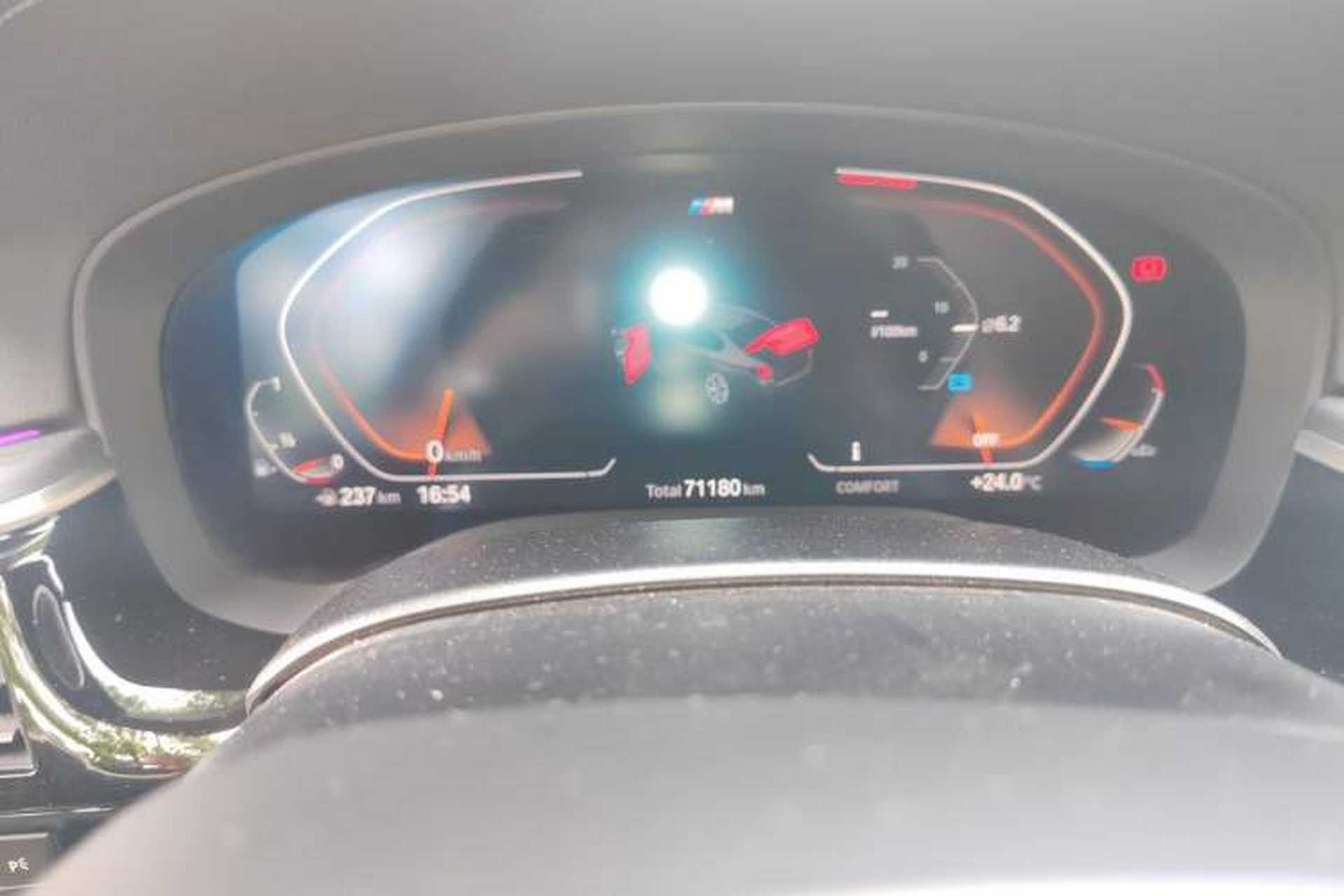 Used BMW 5 Series 2022 Revised Version 3 530Li Luxury Edition M Sport Package Odometer Close Up