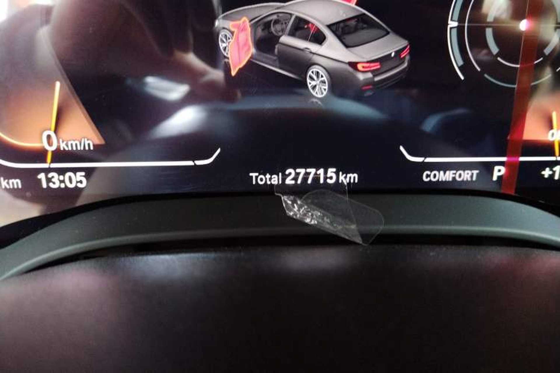 Used BMW 5 Series 2022 Restyled 525Li M Sport Package Odometer Close Up