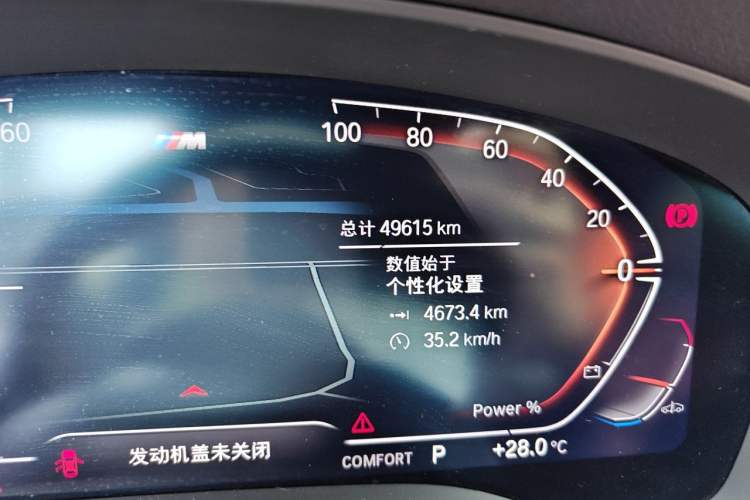 Used BMW 5 Series 2022 Restyled 525Li M Sport Package Odometer Close Up