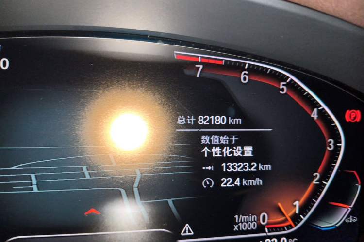 Used BMW 5 Series 2022 Restyled 525Li Luxury Package Odometer Close Up