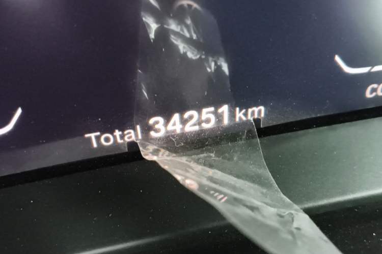 Used BMW 5 Series 2022 Second Facelift 530i M Sport Package Odometer Close Up
