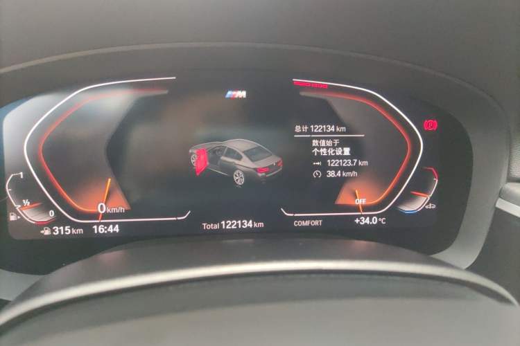 Used BMW 5 Series 2022 Revised Version 3 530Li Luxury Edition Premium Package Odometer Close Up