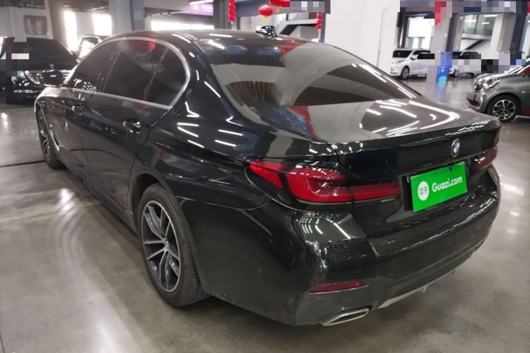 Used BMW 5 Series 2022 Second Facelift 525Li M Sport Package Rear Left 45 Deg