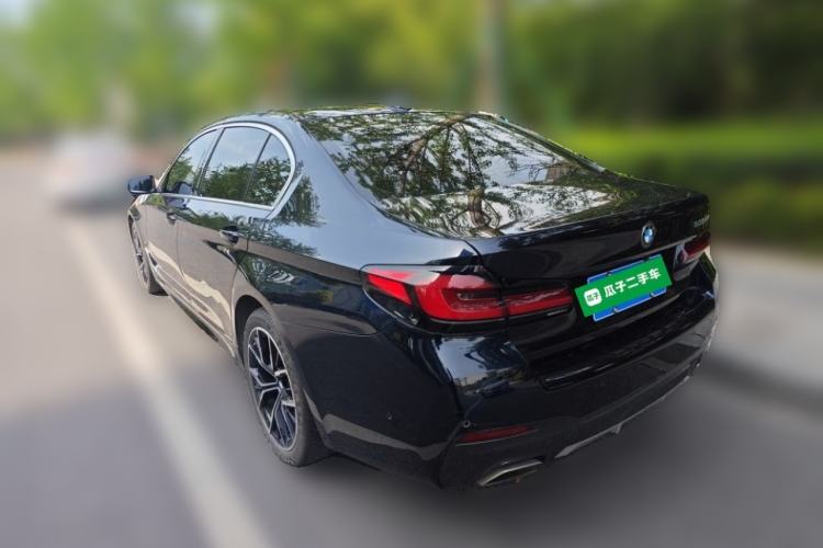 Used BMW 5 Series 2022 Second Facelift 530Li Luxury Version M Sport Package Rear Left 45 Deg