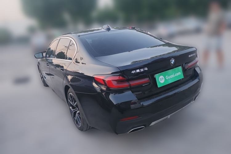 Used BMW 5 Series 2022 Second Facelift 530Li Luxury Version M Sport Package Rear Left 45 Deg