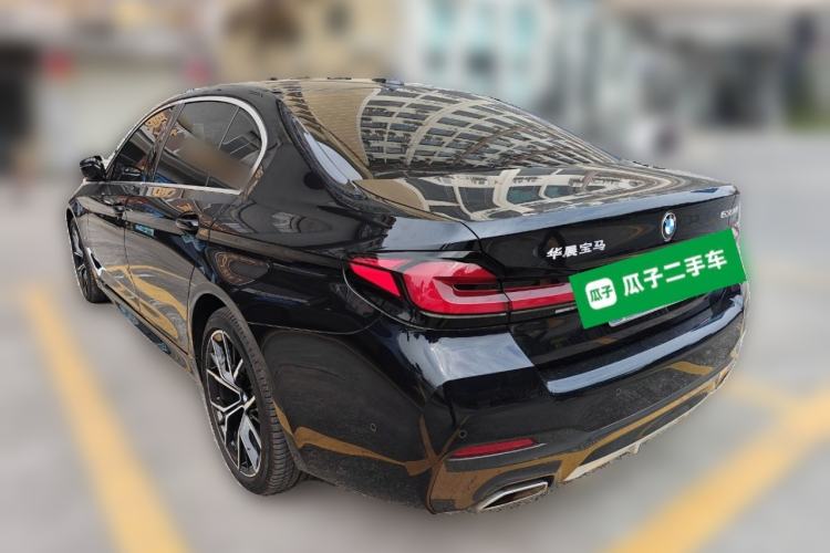 Used BMW 5 Series 2022 Second Facelift 530Li Luxury Version M Sport Package Rear Left 45 Deg