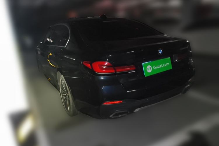 Used BMW 5 Series 2022 Second Facelift 530Li Leading Edition M Sport Package Rear Left 45 Deg